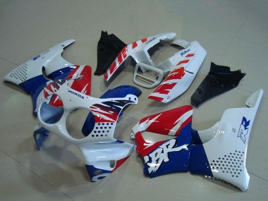 1992-1993 Honda CBR900RR 893 Motorcycle Fairings - White Red Blue