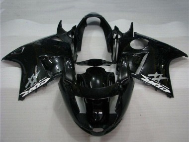 1996-2007 Honda CBR1100XX Blackbird Motorcycle Fairing Kits - Glossy Black