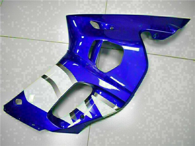 1998-2002 Yamaha YZF R6 Motorcycle Fairings - Blue White