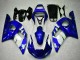 1998-2002 Yamaha YZF R6 Motorcycle Fairings - Blue White