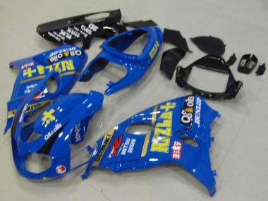 1998-2003 Suzuki TL1000R Motorcycle Fairings - Blue Yellow Black Rizla Dunlop