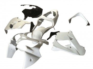 2000-2001 Kawasaki ZX9R Motorcycle Fairings - White Black