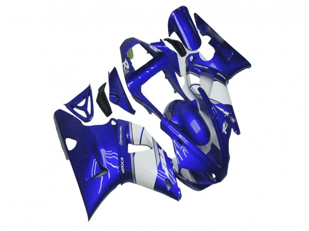 2000-2001 Yamaha YZF R1 Motorcycle Fairing - Blue White