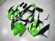 2000-2002 Kawasaki ZX6R Motorcycle Fairing Kits - Green White Black