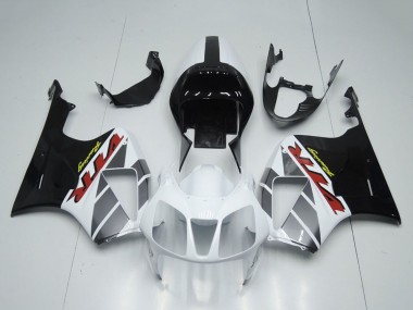 2000-2006 Honda VTR1000 Motorcycle Fairings - White Glossy Black