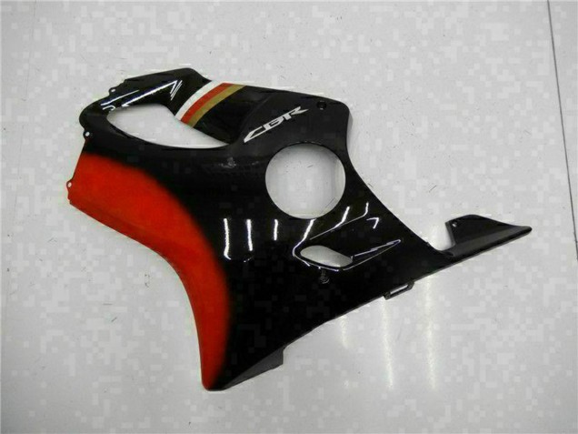 2001-2003 Honda CBR600 F4i Motorcycle Fairing Kits - Red Glossy Black