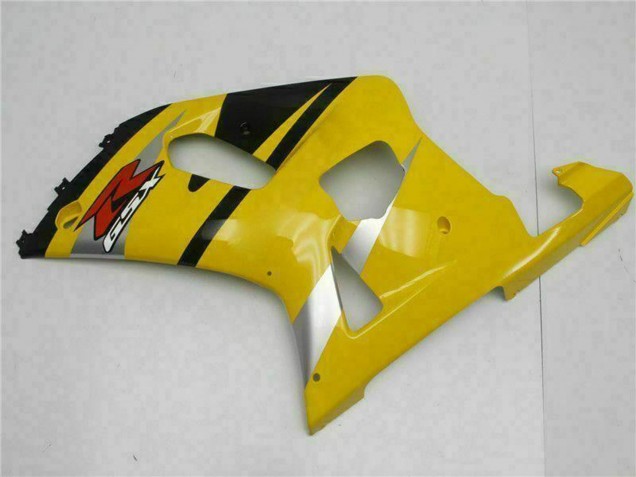 2001-2003 Suzuki GSXR 600/750 Motorcycle Fairings - Yellow Black