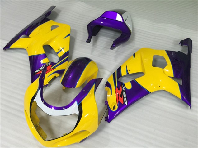 2001-2003 Suzuki GSXR 600/750 Motorcycle Fairings - Yellow Purple