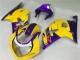 2001-2003 Suzuki GSXR 600/750 Motorcycle Fairings - Yellow Purple