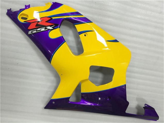 2001-2003 Suzuki GSXR 600/750 Motorcycle Fairings - Yellow Purple
