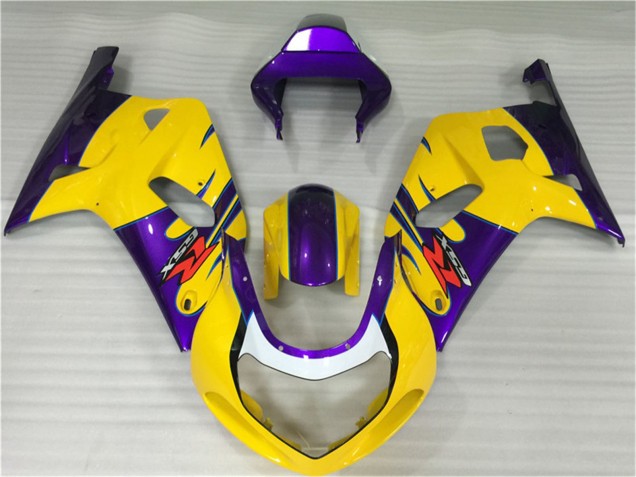 2001-2003 Suzuki GSXR 600/750 Motorcycle Fairings - Yellow Purple