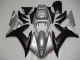 2002-2003 Yamaha YZF R1 Motorcycle Fairings - Silver Matte Black