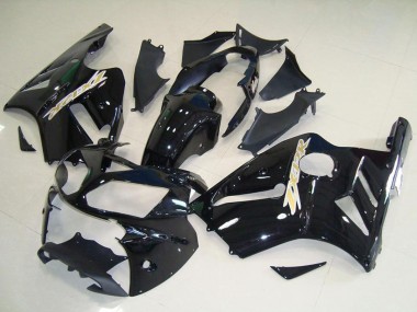 2002-2006 Kawasaki ZX12R Motorcycle Fairing Kits - Glossy Black