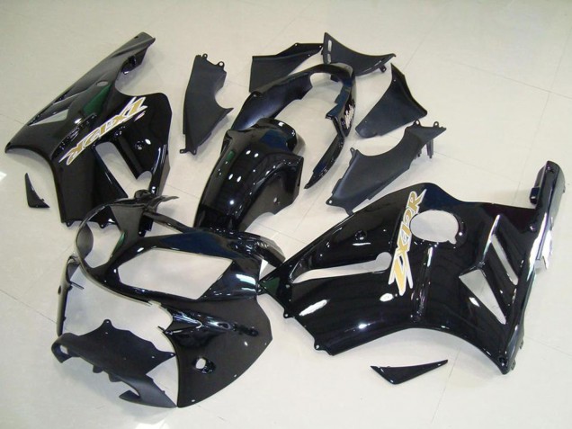 2002-2006 Kawasaki ZX12R Motorcycle Fairing Kits - Glossy Black