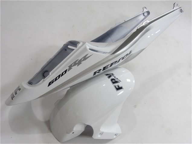 2003-2004 Honda CBR600RR Motorcycle Fairing - White Silver Black Repsol