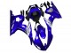 2003-2004 Yamaha YZF R6 Motorcycle Fairings - Blue White