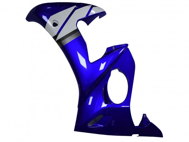 2003-2004 Yamaha YZF R6 Motorcycle Fairings - Blue White