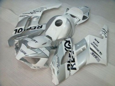 2004-2005 Honda CBR1000RR Motorcycle Fairing - White Silver Black Repsol