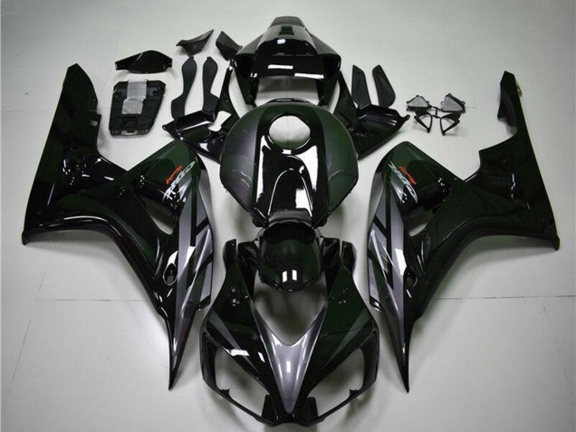 2004-2005 Honda CBR1000RR Motorcycle Fairings - Glossy Black Grey