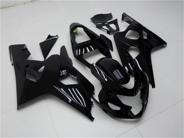2004-2005 Suzuki GSXR 600/750 Motorcycle Fairings - Glossy Black