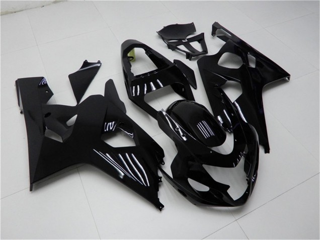 2004-2005 Suzuki GSXR 600/750 Motorcycle Fairings - Glossy Black