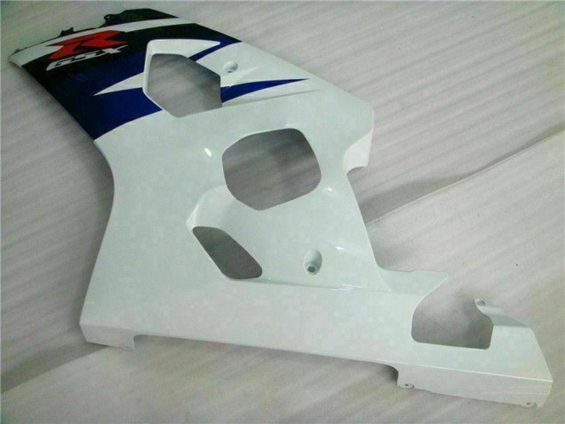2004-2005 Suzuki GSXR 600/750 Motorcycle Fairings - White Blue Glossy Black Red