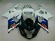 2004-2005 Suzuki GSXR 600/750 Motorcycle Fairings - White Blue Glossy Black Red
