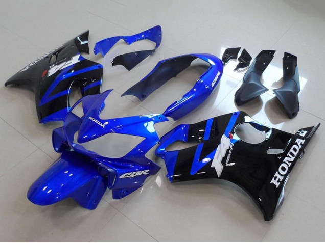 2004-2007 Honda CBR600 F4i Motorcycle Fairing - Blue Glossy Black