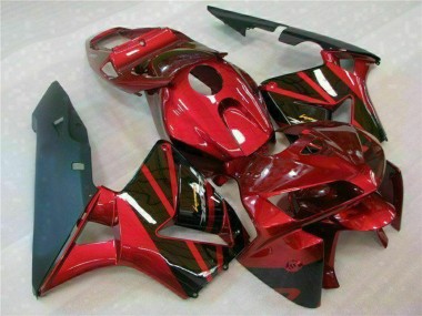 2005-2006 Honda CBR600RR Bike Fairings - Red Black