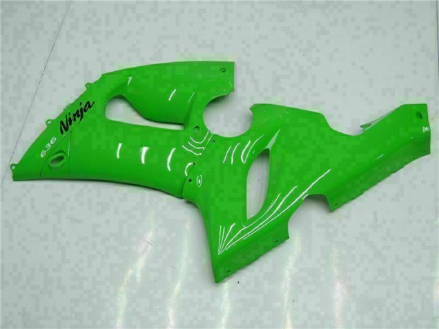 2005-2006 Kawasaki ZX6R Motorcycle Fairing - Green