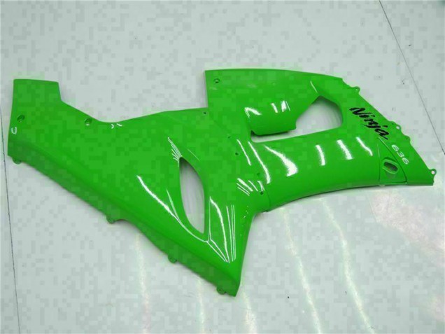 2005-2006 Kawasaki ZX6R Motorcycle Fairing - Green