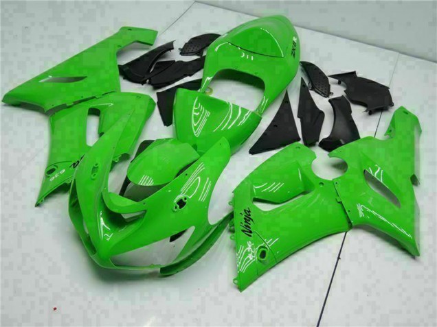 2005-2006 Kawasaki ZX6R Motorcycle Fairing - Green