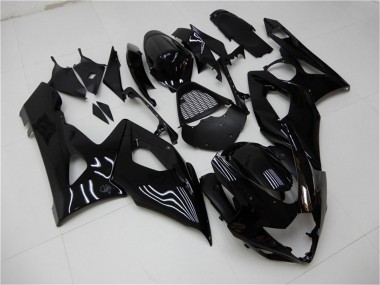 2005-2006 Suzuki GSXR 1000 Motorcycle Fairing Kits - Glossy Black