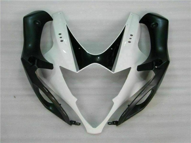2005-2006 Suzuki GSXR 1000 Motorcycle Fairings - White Glossy Black