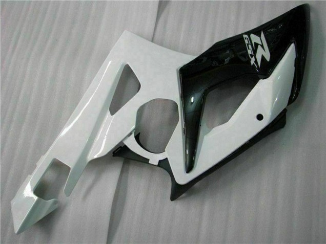 2005-2006 Suzuki GSXR 1000 Motorcycle Fairings - White Glossy Black