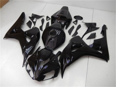 2006-2007 Honda CBR1000RR Motorcycle Fairings - Glossy Black