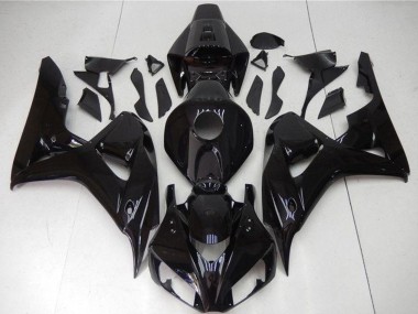 2006-2007 Honda CBR1000RR Motorcycle Fairings - Glossy Black