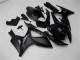 2006-2007 Suzuki GSXR 600/750 Motorcycle Fairings - Matte Black Glossy Black