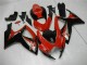2006-2007 Suzuki GSXR 600/750 Motorcycle Fairings - Red Glossy Black