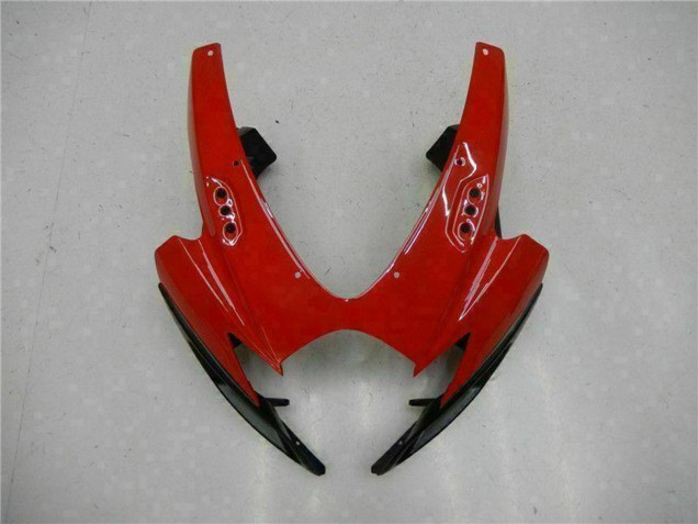 2006-2007 Suzuki GSXR 600/750 Motorcycle Fairings - Red Glossy Black