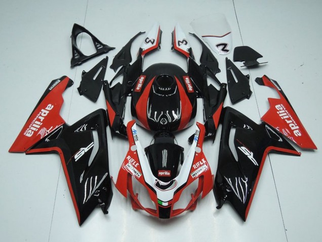 2006-2011 Aprilia RS125 Motorcycle Fairings - Glossy Black Red White