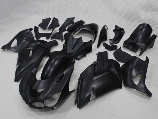 2006-2011 Kawasaki ZX14R ZZR1400 Motorcycle Fairings - Matte Black