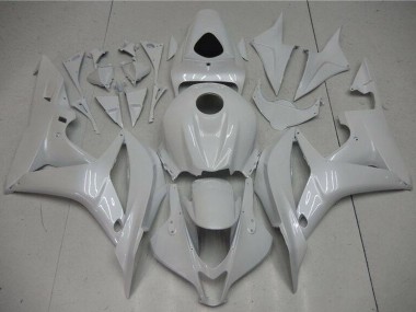 2007-2008 Honda CBR600RR Motorcycle Fairings - Pearl White