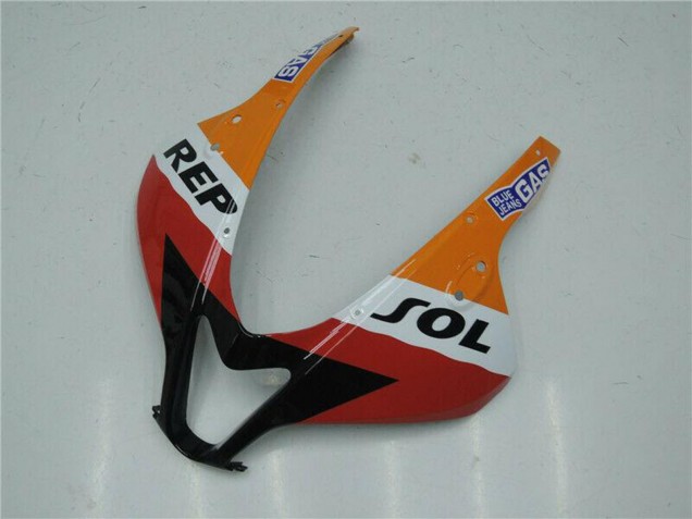 2007-2008 Honda CBR600RR Bike Fairings - Orange White Red Glossy Black Repsol