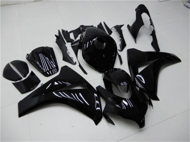 2008-2011 Honda CBR1000RR Motorcycle Fairing Kits - Glossy Black