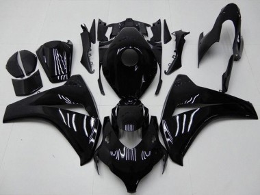 2008-2011 Honda CBR1000RR Motorcycle Fairing Kits - Glossy Black