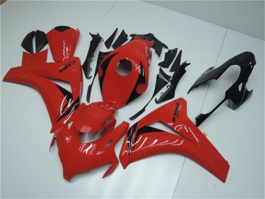 2008-2011 Honda CBR1000RR Bike Fairings - Red Glossy Black