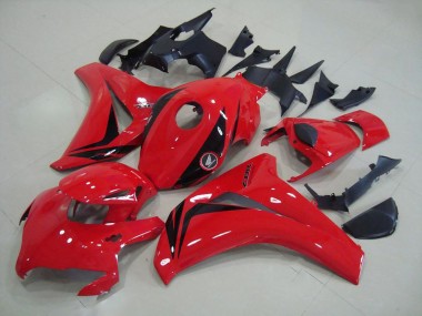 2008-2011 Honda CBR1000RR Motorcycle Fairing Kits - Red Glossy Black OEM Style