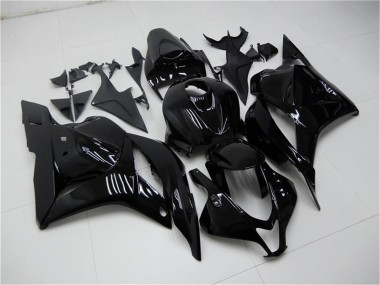 2009-2012 Honda CBR600RR Motorcycle Fairing Kits - Glossy Black