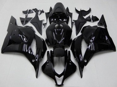 2009-2012 Honda CBR600RR Motorcycle Fairing Kits - Glossy Black